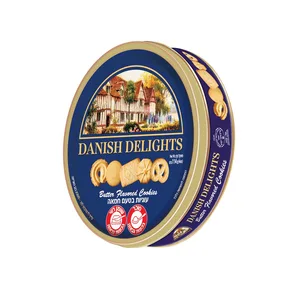 עוגיות בטעם חמאה קופסת פח. 114 גר