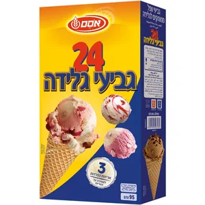 24 גביעי גלידה . אוסם