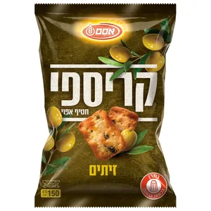 חטיף קרקר עם זיתים אוסם . 150 גרם