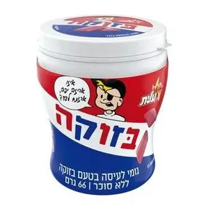 מסטיק בזוקה ללא סוכר 66 גרם