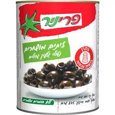 זיתים מושחרים נטולי גלעין גדולים 560 גרם