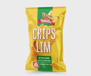 טורטילה חטיף תירס צ'ילי וליים   200 גרם