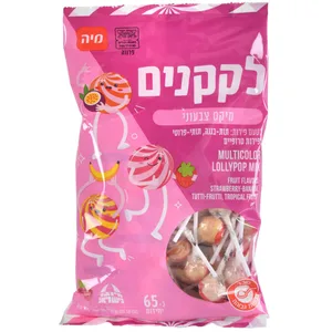 לקקנים מיקס צבעים 65 יח