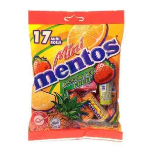 מיני מנטוס שקית: פירות 17x10.5 גרם