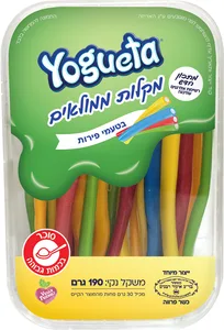 מקלות סוכריות ממולאות פירות 190 גרם