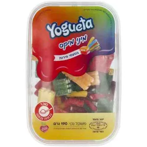 סוכריות מיני מיקס שטוחים יוגטה 190 גרם