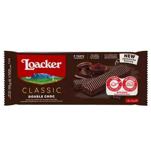 לאוקר וופל דובל שוקולד 175 גרם