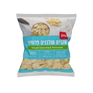 שקדים מולבנים פרוסים 100 גרם