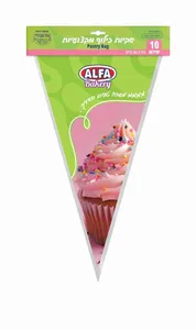 שקיות זילוף ניילון 10 יחידות