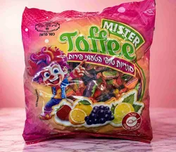 סוכריות טופי בטעם פירות 600 גרם